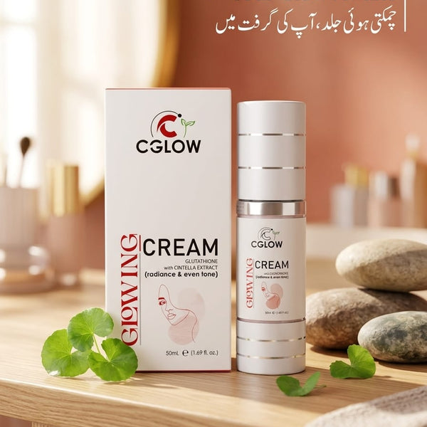 CGlow Glowing Cream – Glutathione with Cintella Extract for Radiance & Even Tone