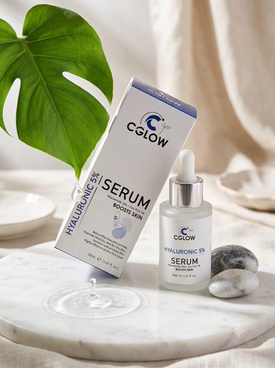 CGlow Hyaluronic 5% Serum – Niacinamide 10% + Zinc PCA 1%